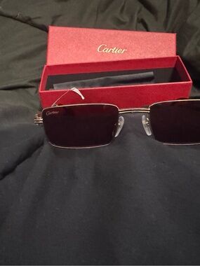 Cartier Red and Black Branded Presentation Set
